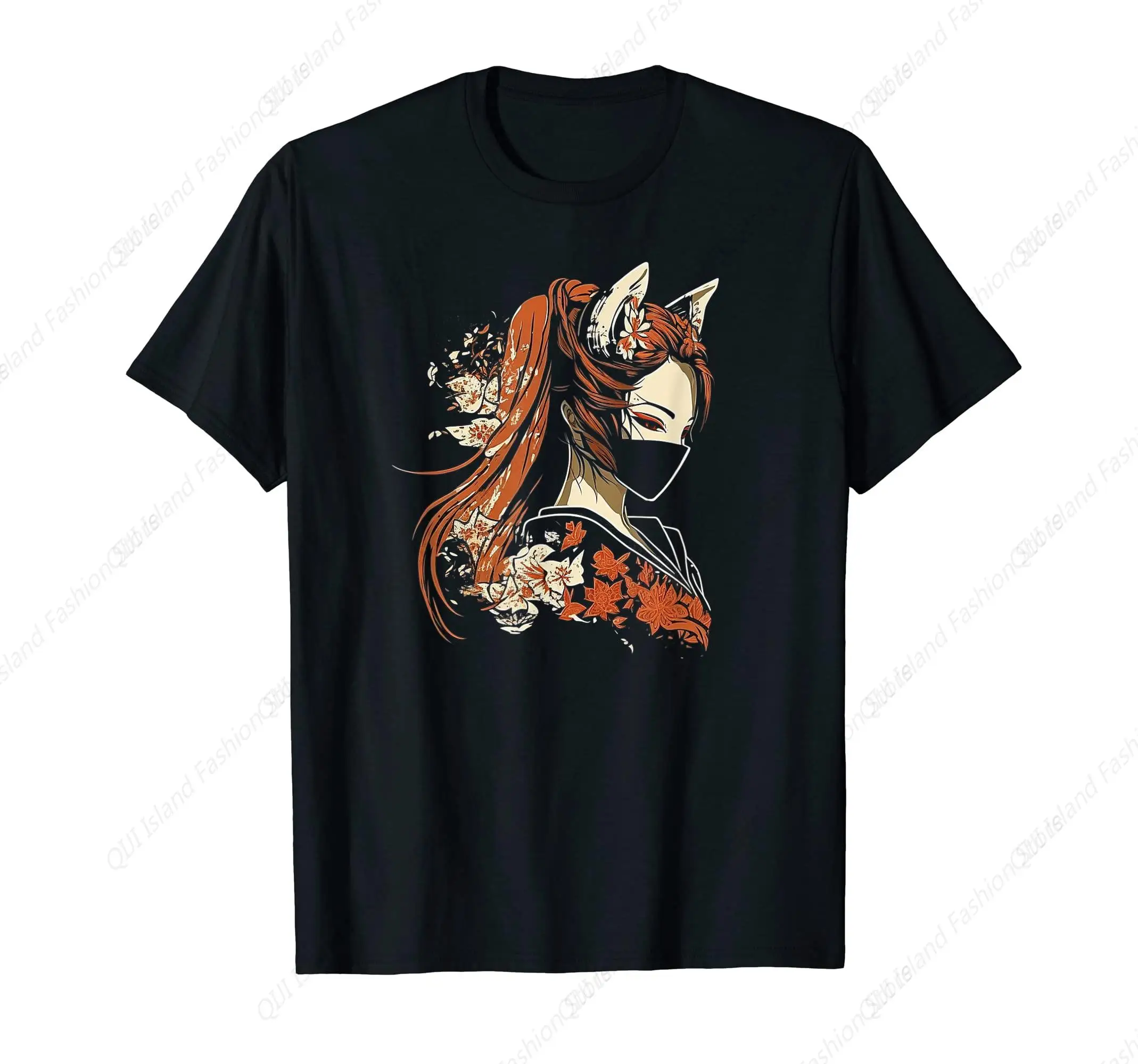 Kitsune manga anime kumiho japan nine-tailed fox otaku T-Shirt