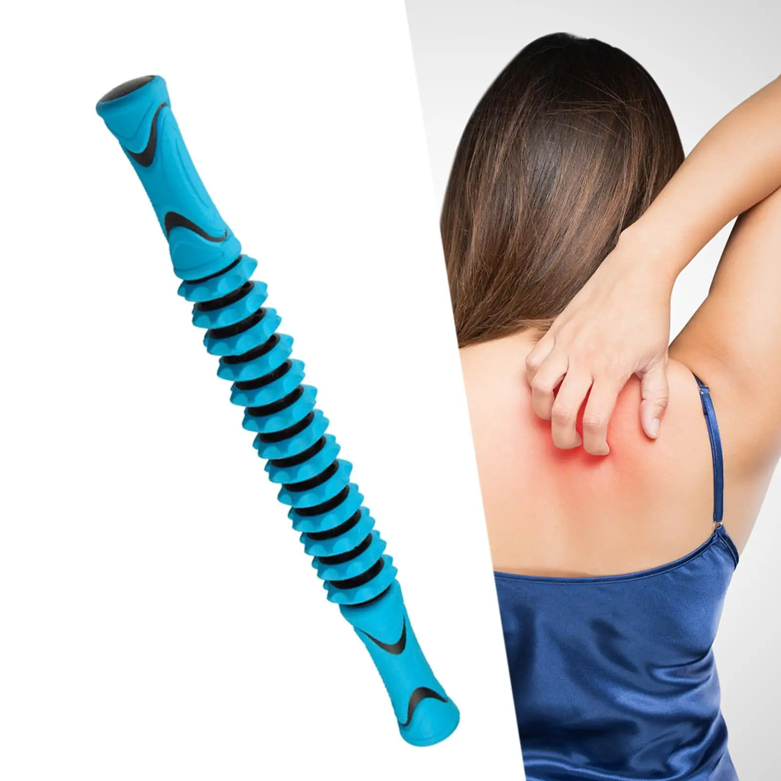 Massage Stick Sturdy Garden Sports Fitness Gear Comfortable Multipurpose Massage Bar for Fitness Stretching Athletes Yoga Foot