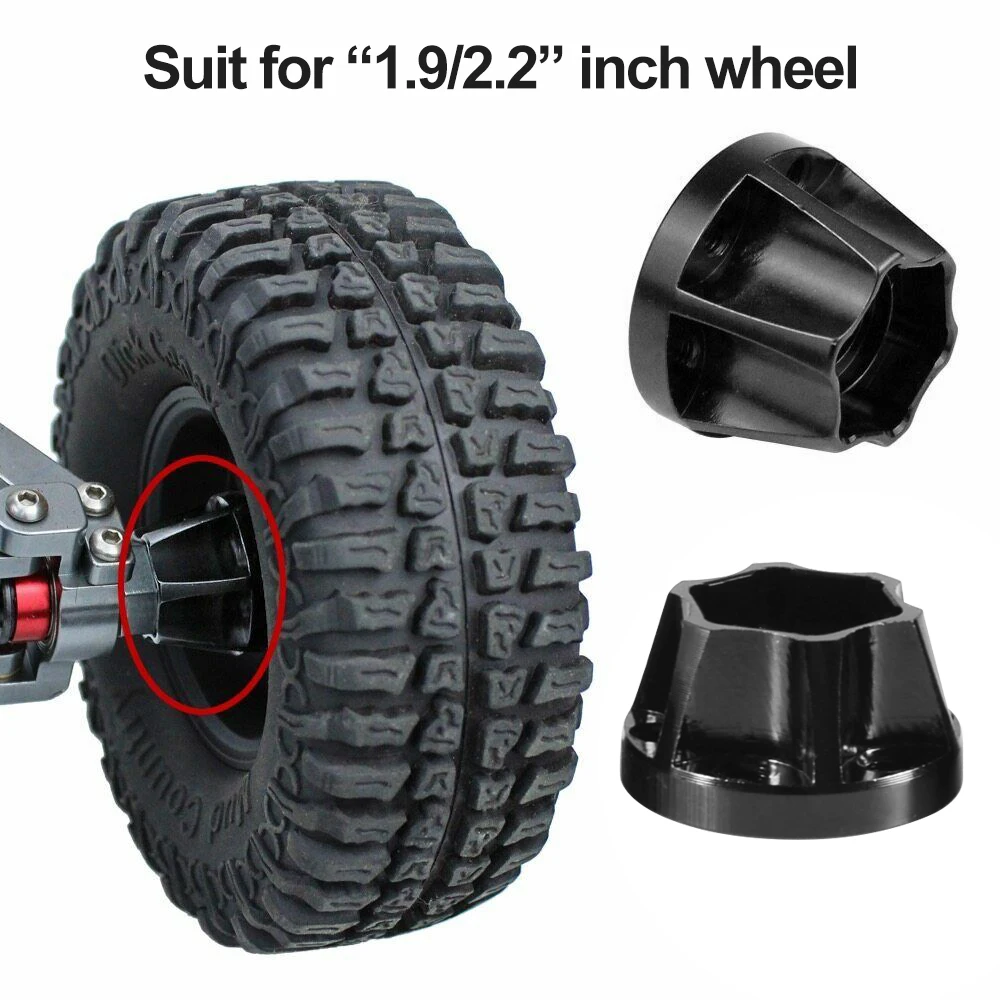 9IMOD Wheel Hex Hubs Extension Combiner 6/9/12/15/18/22mm for 1.9 or 2.2 inch Tamiya CC01 D90 Axial SCX10 Traxxas TRX4