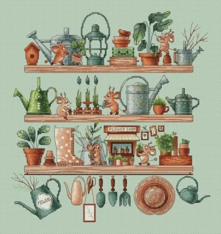 

Качественные красивые наборы для вышивки счетным крестом, вышитые украшения для дома, мыши на саду, решетка 40-42