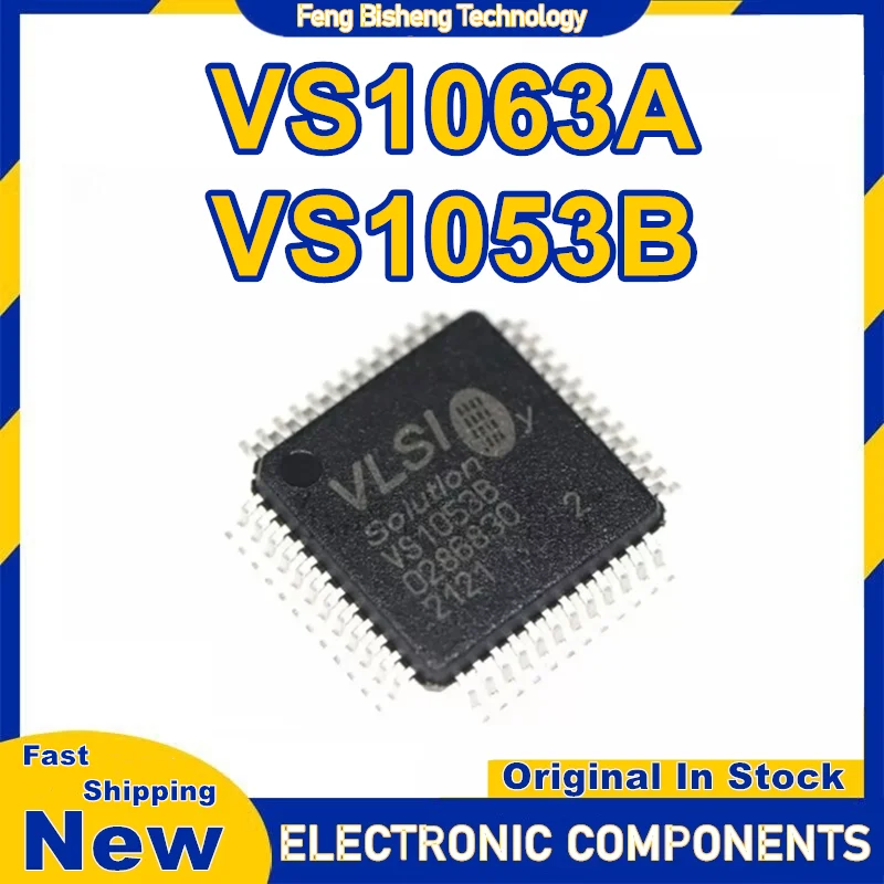 2 PZ VS1063A VS1053B VS1053B-L VS1063A-L VS1053 LQFP-48 Chip IC 100% Nuovo Originale in magazzino
