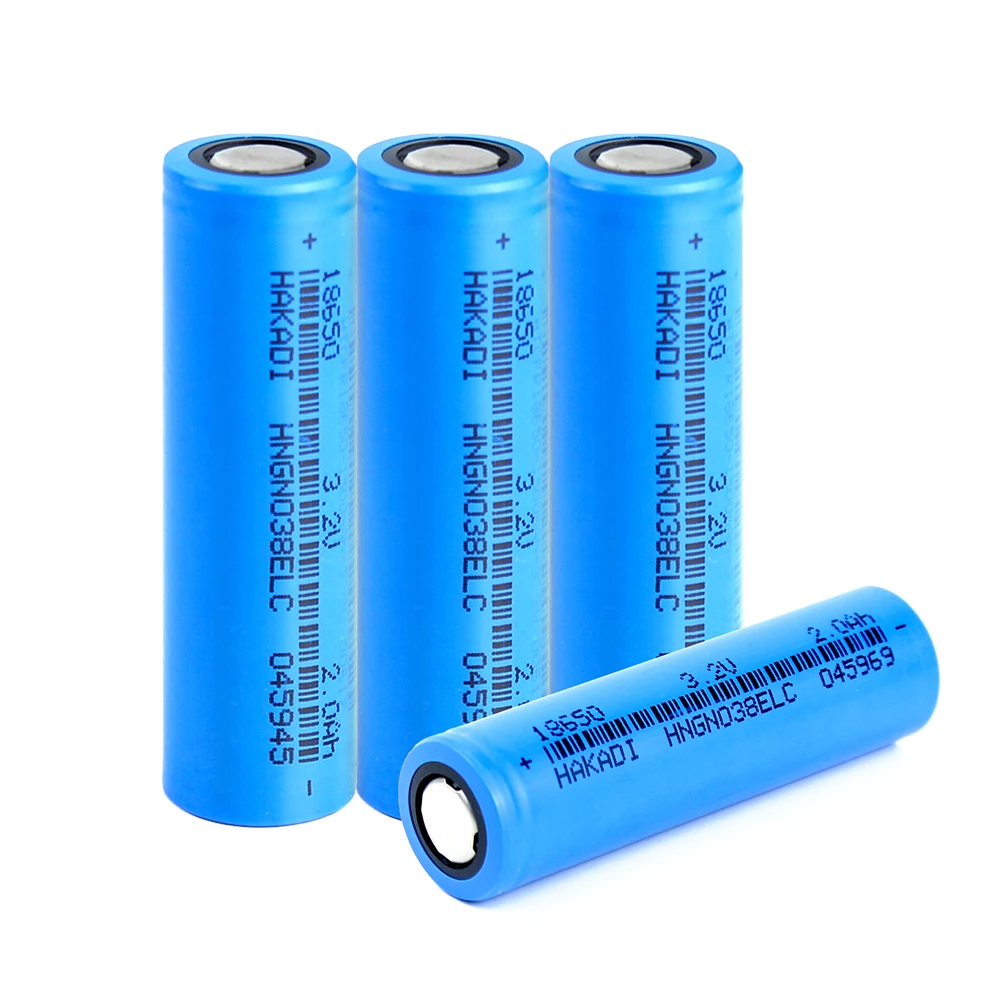 patozm Brand New 3.2V 2000mah LiFePO4 18650 Cylindrical Battery Cell Long Cycle Life 3C-5C discharge Rate