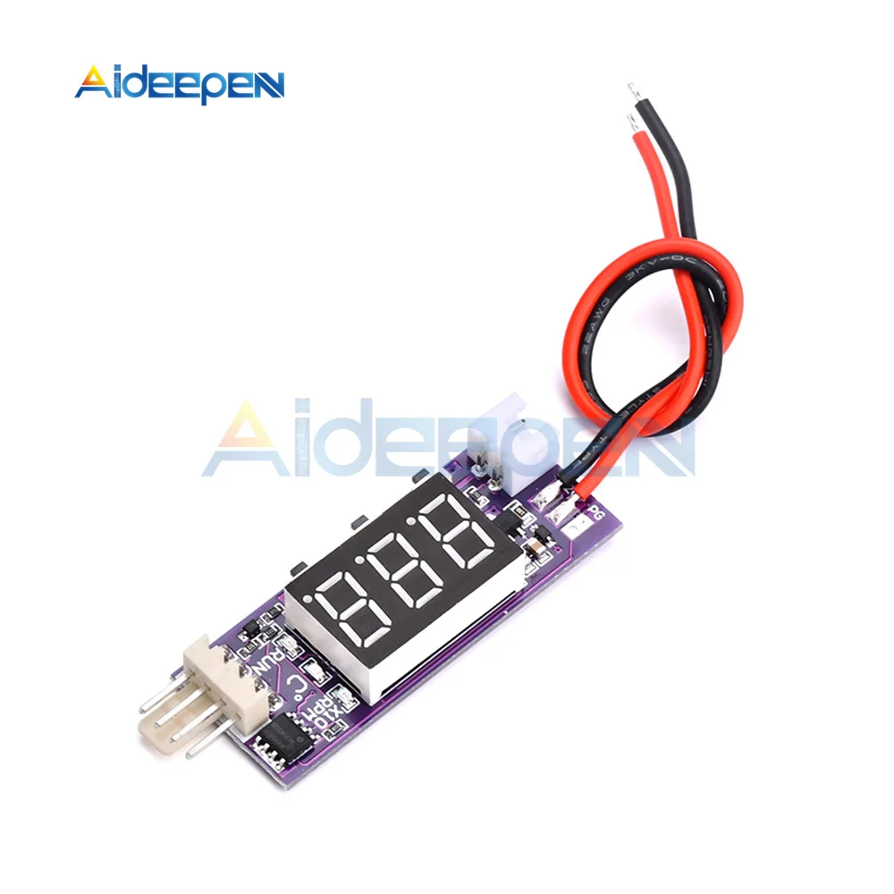 DC 12V Mini 4 Wire PWM Fan Temperature Control Governor Temperature Speed Digital Display Support 3A Fan On/Off Control