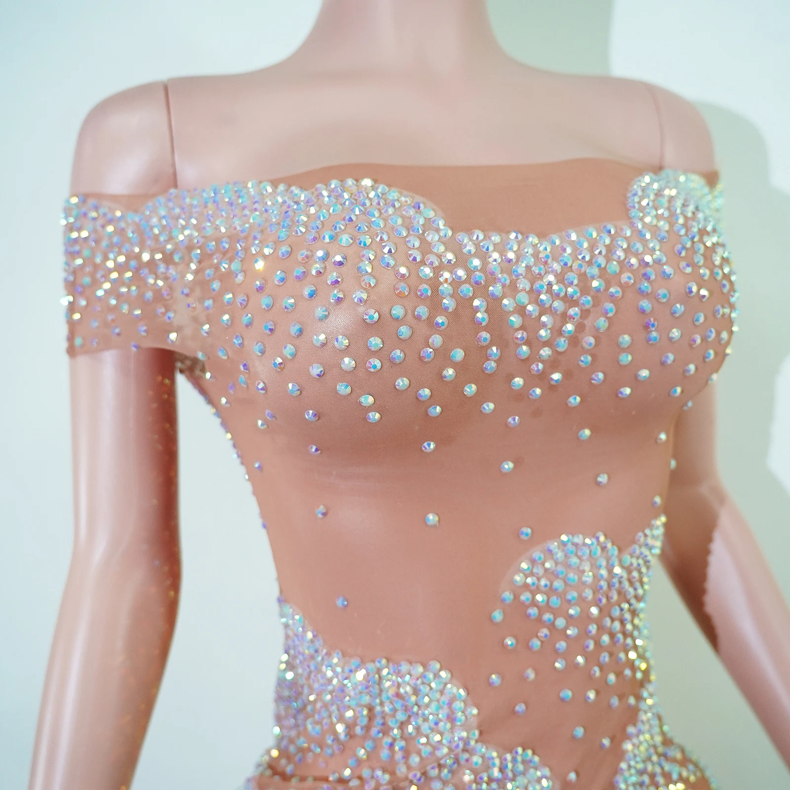 luxurious-shiny-rhinestone-transparent-stretch-mini-dress-2026-new-women's-dinner-birthday-party-club-stage-performance-clothing