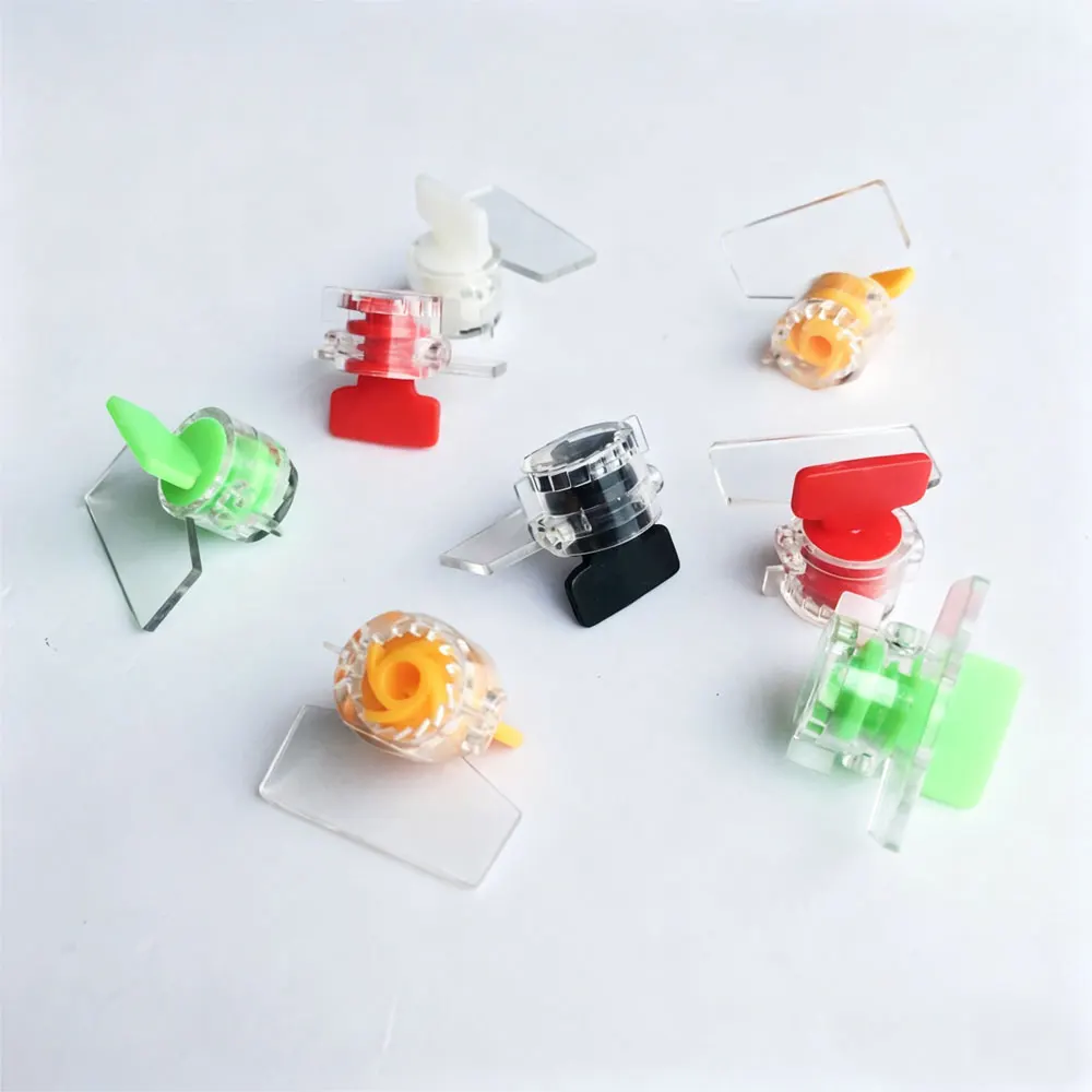 20pcs Easy to Use Water&Electric Meter Seal Lead Seal Anti-theft Without Wire Button Shape Black Red Orange Yellow Blue Green