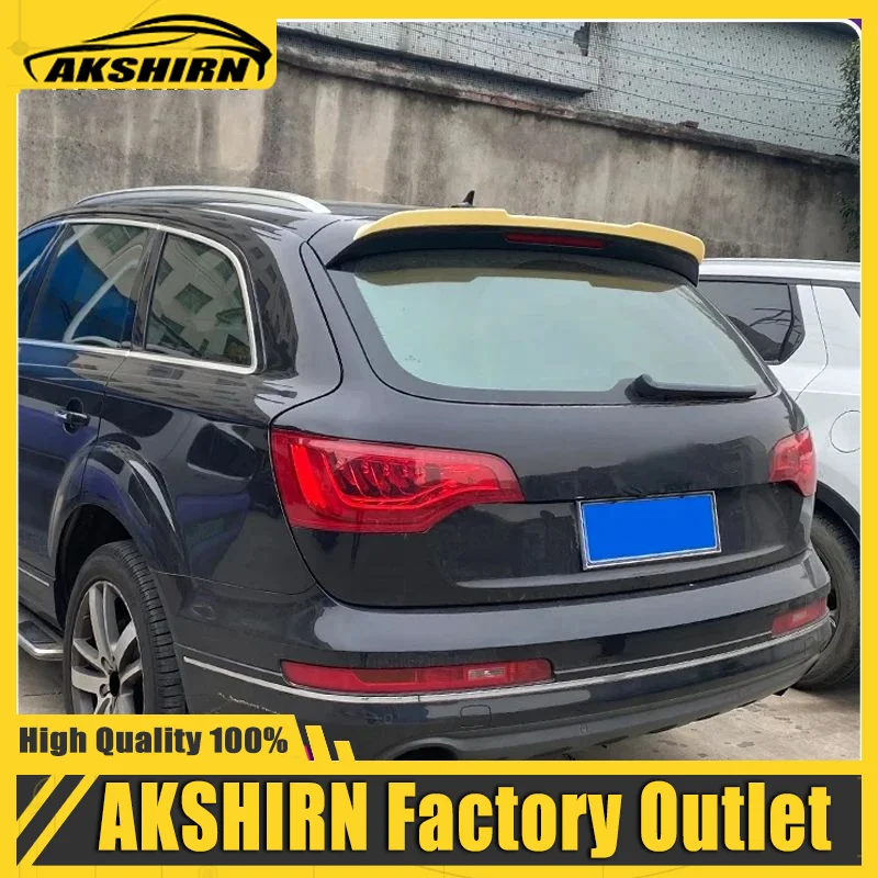 Car Spoilers Factory ABS Rear Window Roof Spoilers For Audi Q7 4L 2009 2010 2011 2012 2013 2014 2015