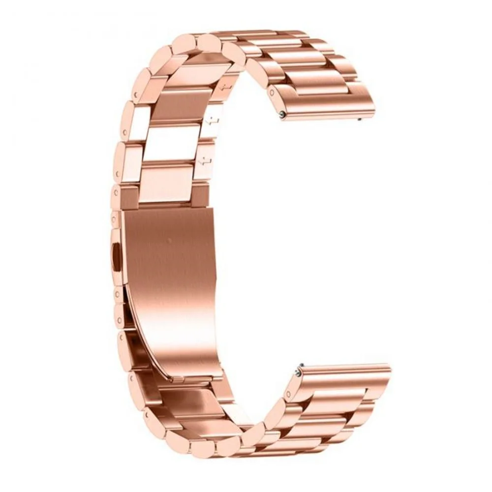 Đồng Hồ Nam Dây Thép Không Gỉ Dây Đeo Kim Loại 3 Hạt Cho Realme Ban Nhạc 2 Dây Đồng Hồ 18Mm Dây Đeo Đồng Hồ Vòng Đeo Tay Thay Thế