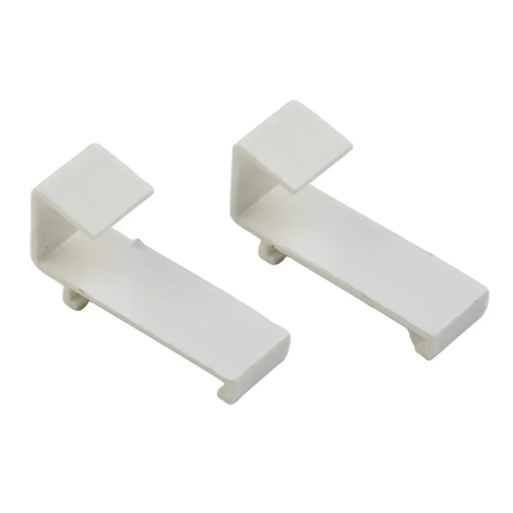 2/10/20PCS Curtain Drapery Clips Double Roller Blind Clamp Carrier Without Drilling Sash Door Holder 17mm Curtain Hook Accessory