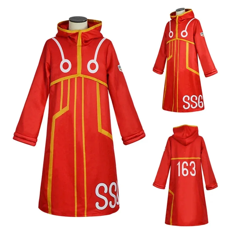 163 Luffy Costume D Luffy Robe Cosplay Costume COSda@Egghead Costume Monkey D Luffy Jacket Coat Hat Outfit Halloween Costume COS