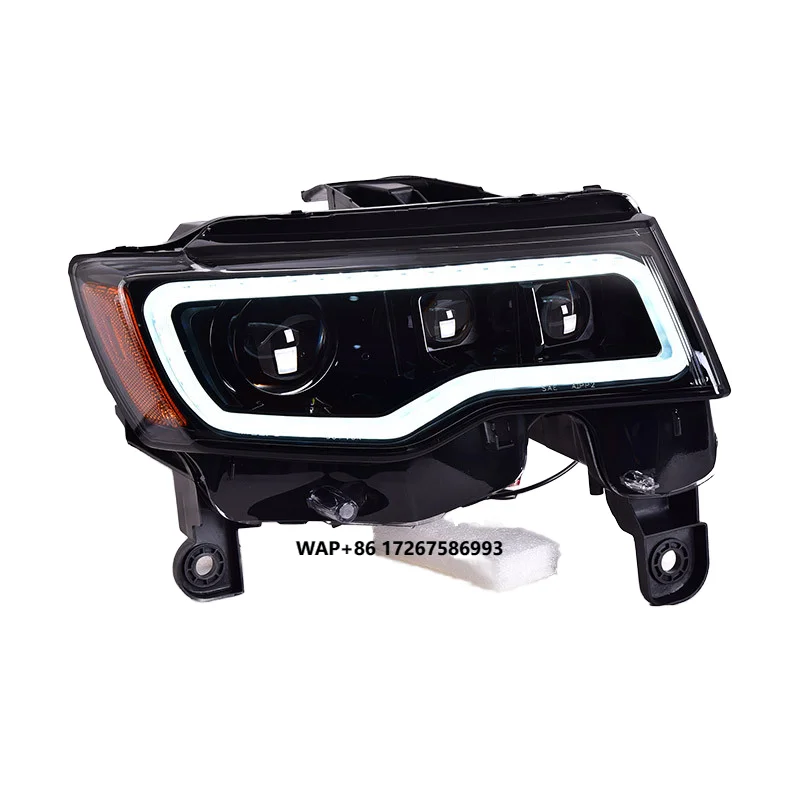 

Автомобильные фары для Compass LED Headlight 2014-2021 Grand: передние фары, линзы проектора DRL, автомобильные аксессуары