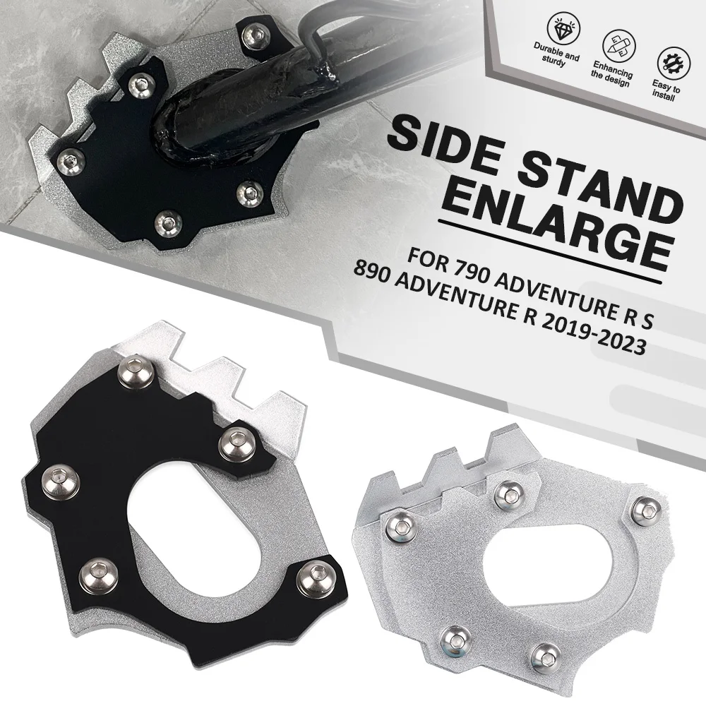 FOR 790 Adventure R S 890 Adventure R 2019-2023 Motorcycle Side Stand Extension Kit Foot Pedal Assistant Tool Support Part