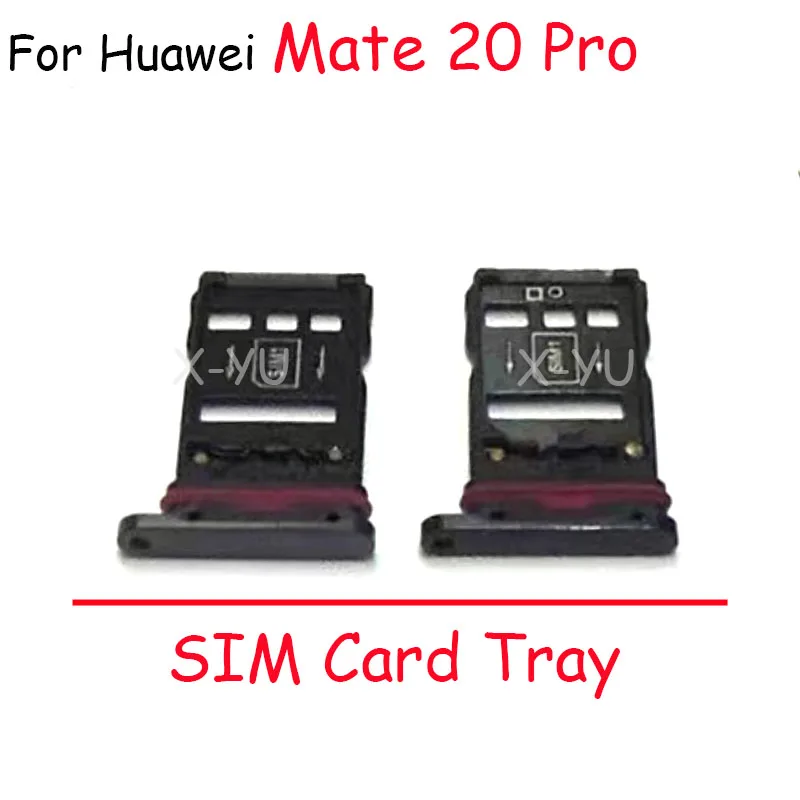 For Huawei Mate 20X 20 Pro Lite SIM Card Tray Holder Slot Adapter Replacement Repair Parts