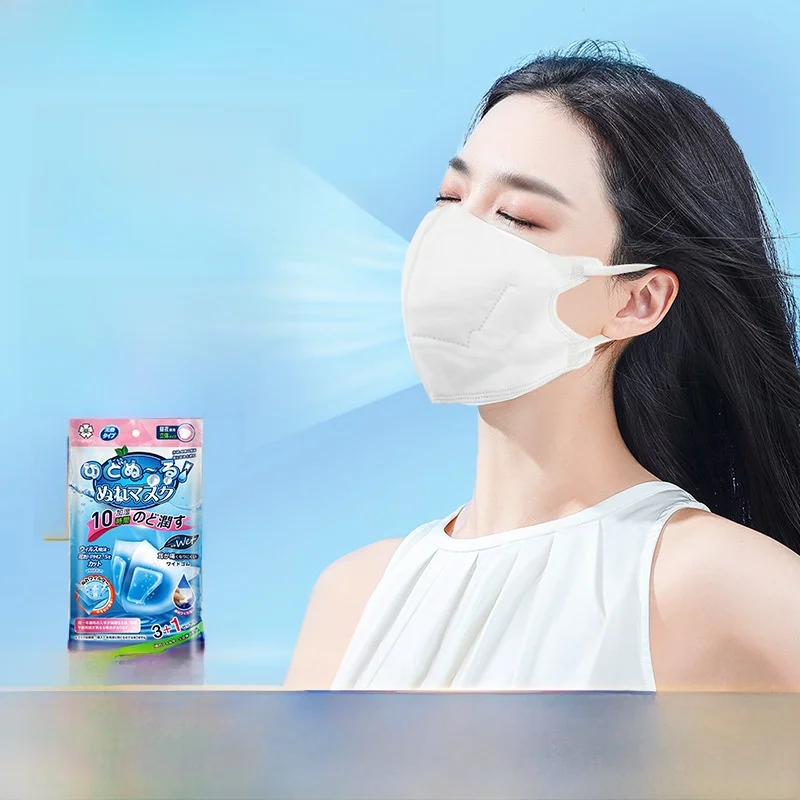 昼夜兼用加湿マスク-防塵アレルギー緩和-大人用-3d通気性保湿-旅行に最適-新年必需品