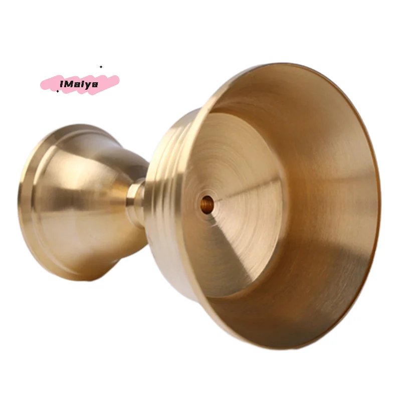 Picture 6: M-1PC Retro Brass Candle Holders Copper Butter Lamp Holder Long Lamp Candlestick Put Candle Copper Cup Home Wedding Decor