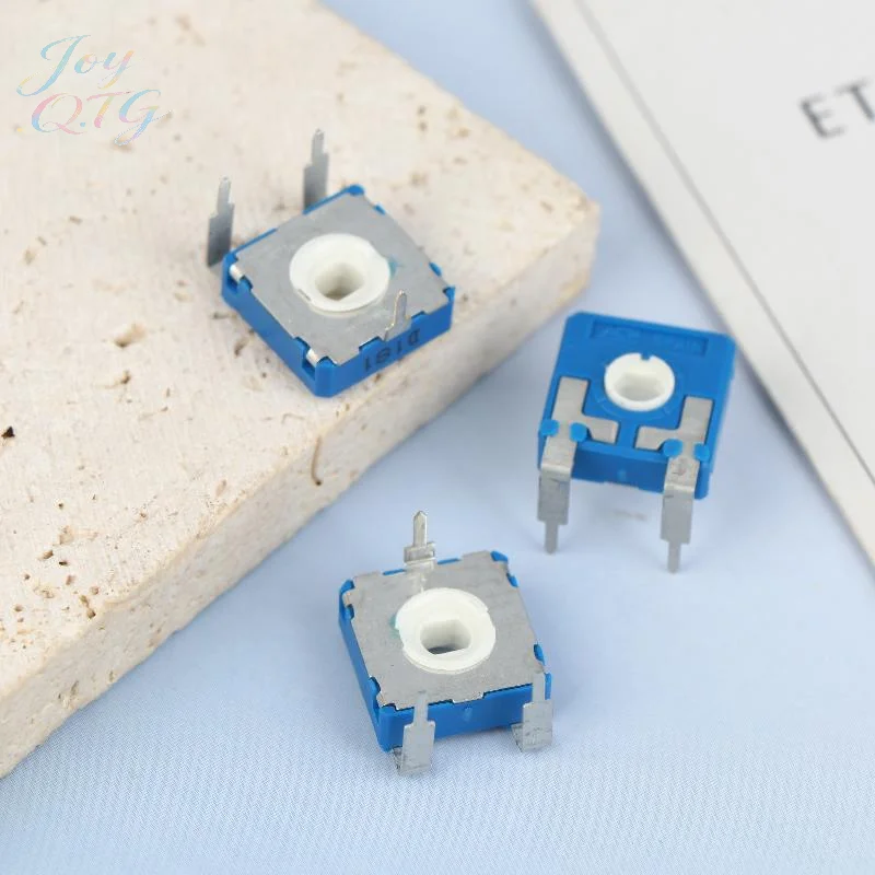 

Hot Hot 5Pcs 10K/100K Vertical Adjustable Potentiometer CA14NV17.5 10KA2020LV10 Adjustable Resistance Potentiometer