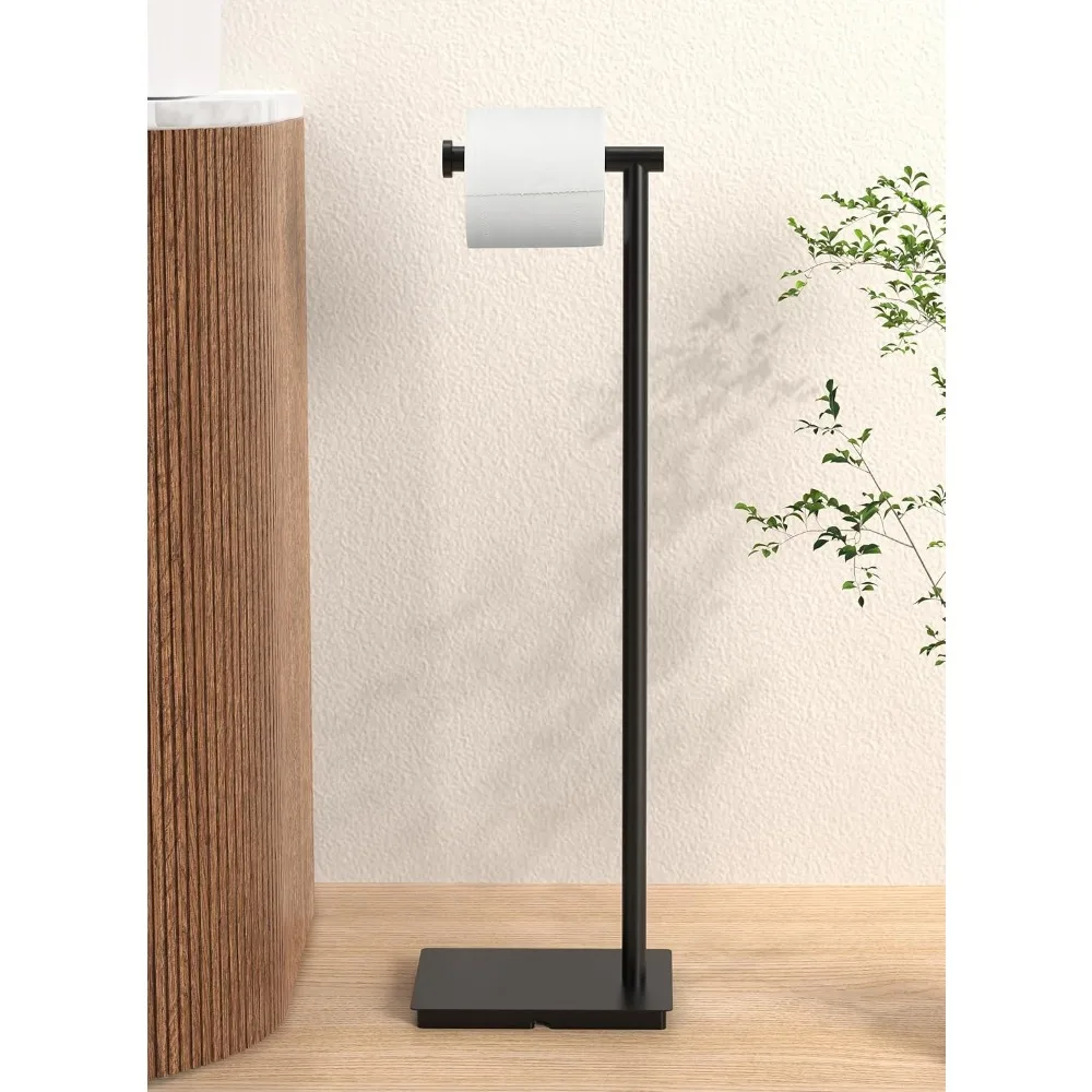 

KES Toilet Paper Holder Stand 26.2 Inch Toilet Tissue Holder for Bathroom, Free Standing Toilet Paper Holder SUS304 Stainless St