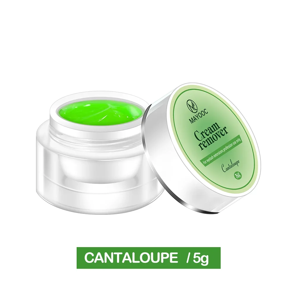 MAYOOC 5/15g Wimpernkleber-Entferner Schnelltrocknender Transparenter Professioneller Creme-Entferner für Wimpernverlängerung Individuelles Logo