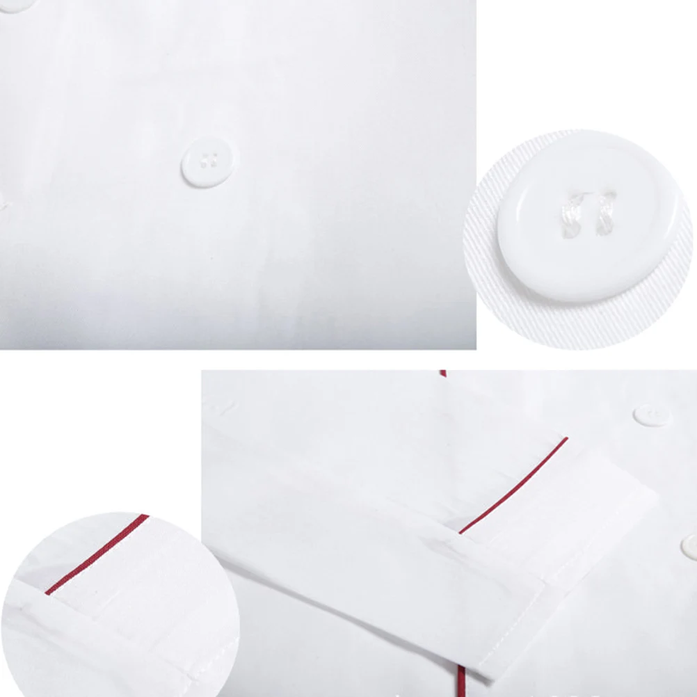 Abrigo blanco de manga corta, ropa de Chef holgada informal, a prueba de aceite, fácil lavado, chaqueta de cocinero para hombre, taller