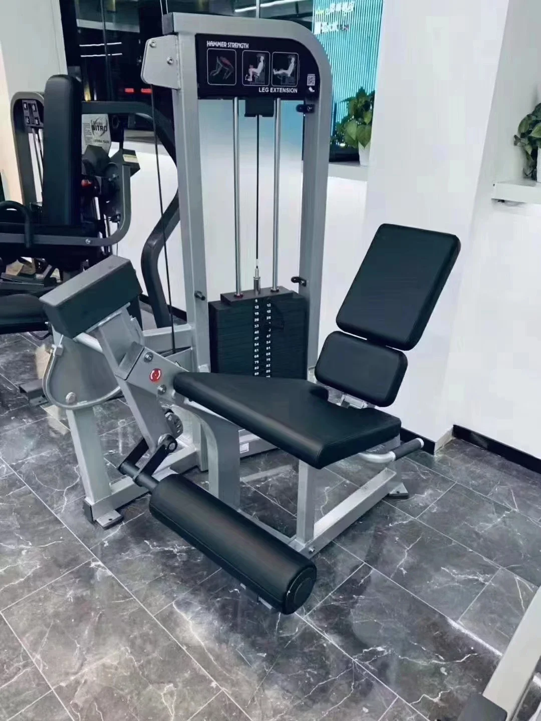 Leg Extension Trainer Strength Machine Hot Sale Professional Gym Seated Leg Curl Workout Equipment Strength Training Fitness