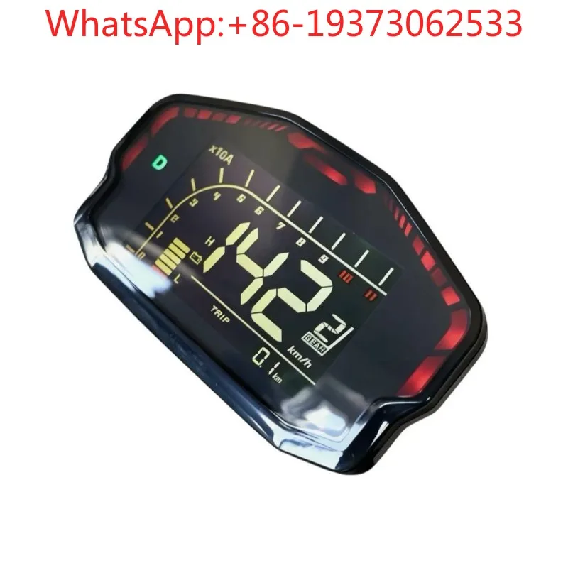Controller DKD Speedometer LCD Adjustable CAN Communication One Line Communication Electric Scooter Instrument 72V96V