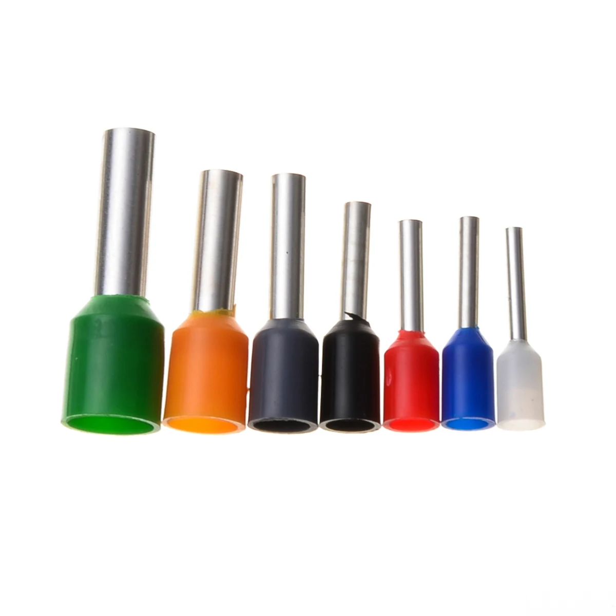 600Pcs/Set AWG 22 - 14 Insulated Cord Pin End Terminal Bootlace Ferrules Set Wire Copper Crimp Connector Assortment Kit