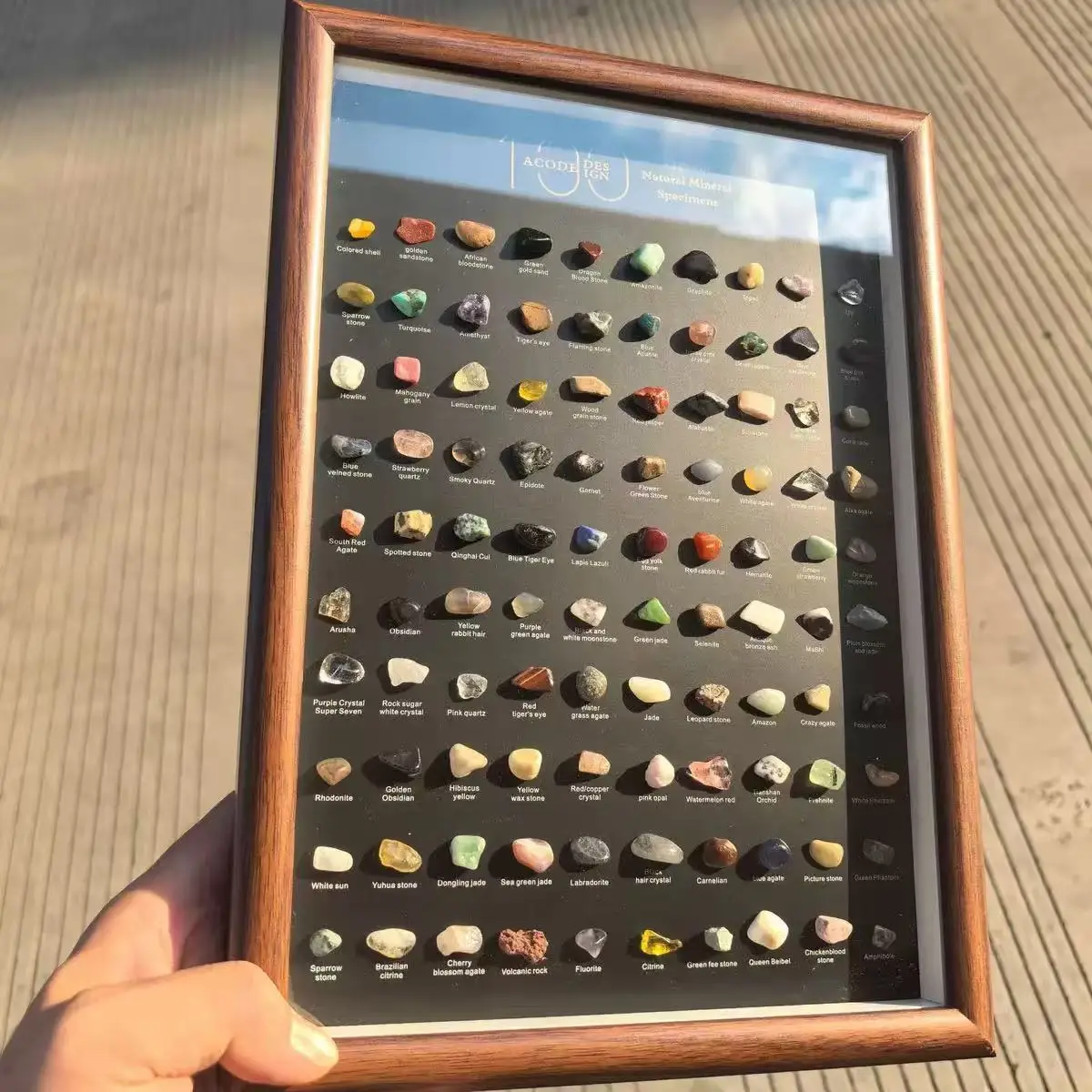 100 Kinds of Natural Crystal Ore Specimens & Raw Stone Decorations for Collection & Display, Creative Handmade Finished Products