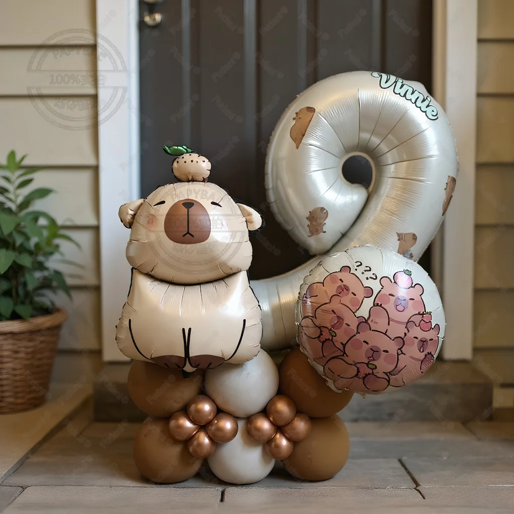 27Pcs Caramel Numbe…