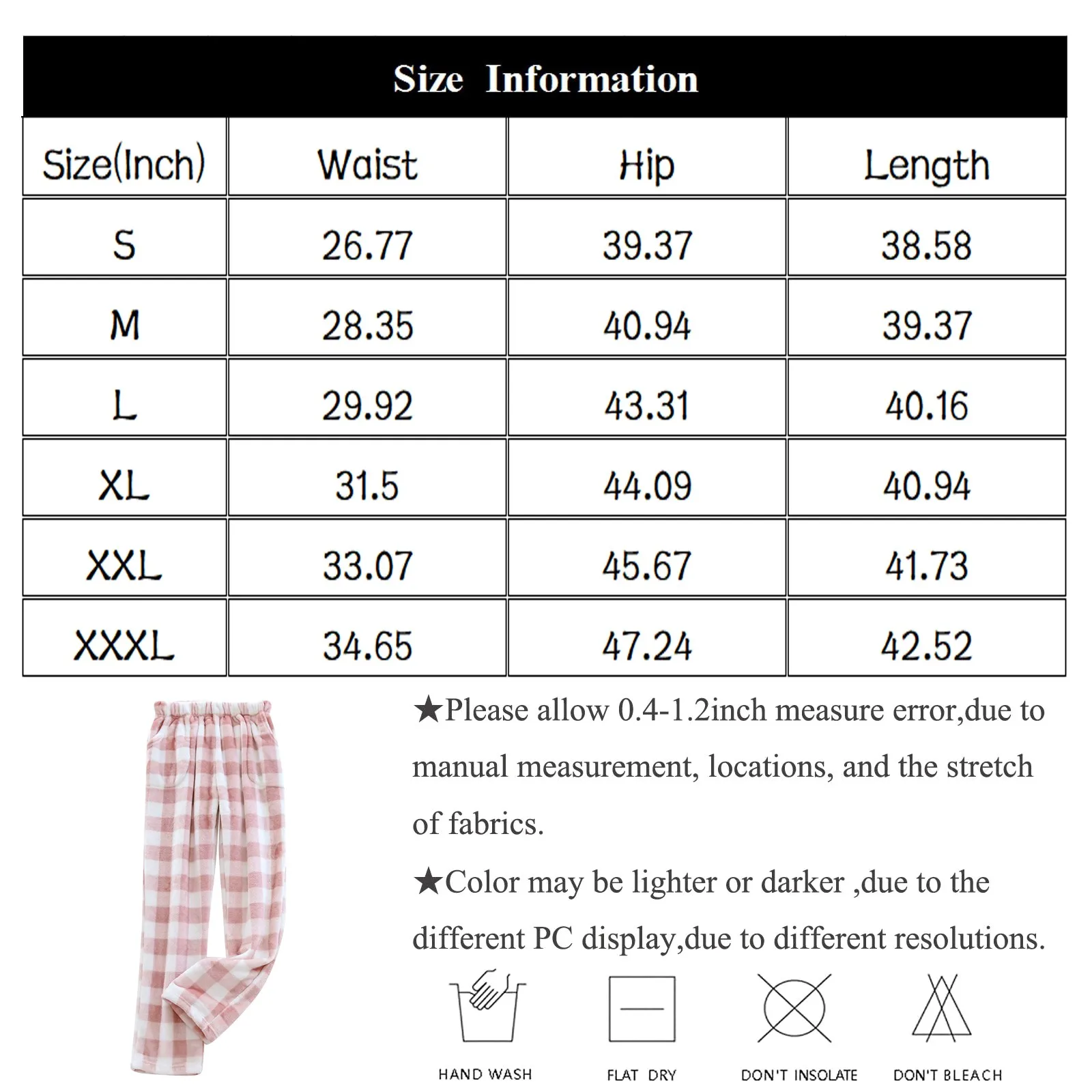 Large Sized Unisex Sleep Bottom For Women And Men Winter Flannel Warm Comfy Pant Loose Thickness Sleep Soft Pajama Pants