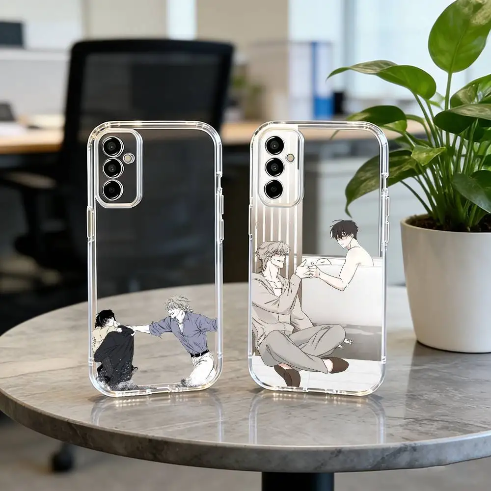 

Yaoi Phone Case For SamsungA10,12,20,21S,30,31,40,50,51,52,70,71 Transparent Cover