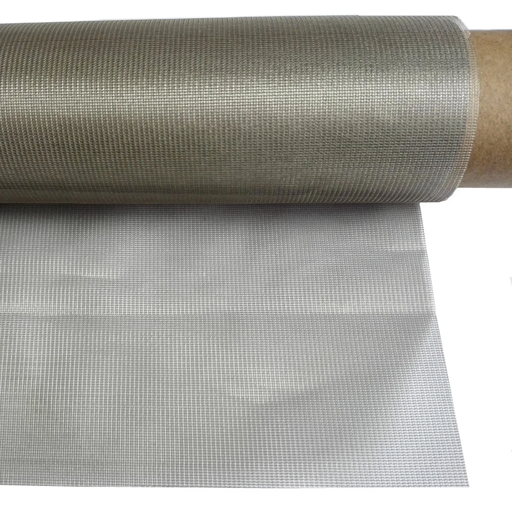 Copper Mesh Anti-radiation Gauze Type Fabric for Window Screen Shielding RFID Reducing EMI EMF Usable in Wall Render