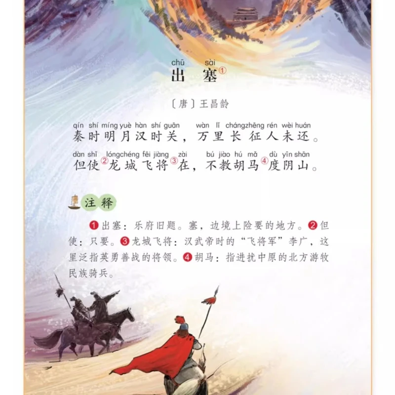 Elementary School Students Must Memorize Ancient Poetry 75+80 Chinese Language Training