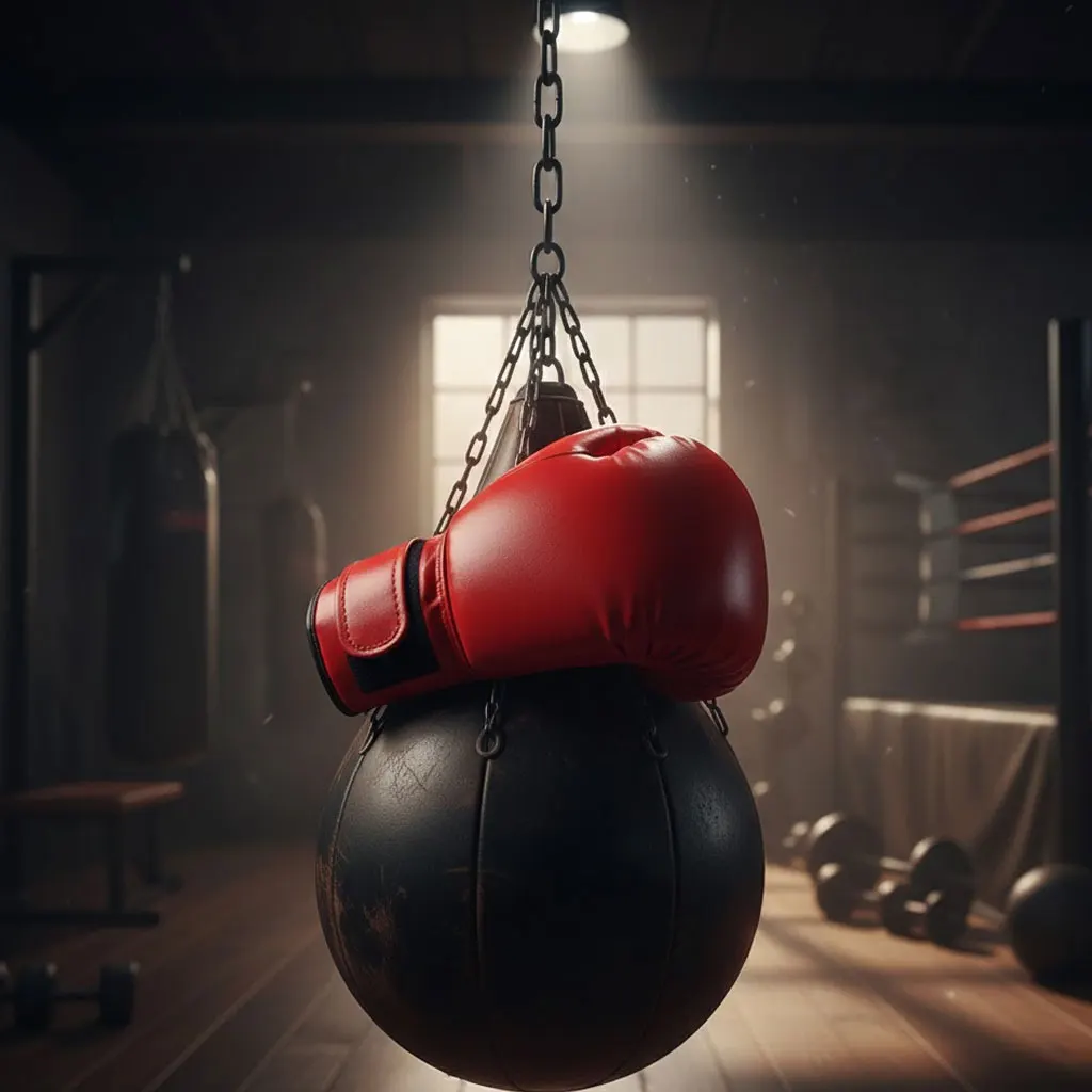 Guantes de combate de PU negros rojos: cobertura total para adultos y niños, boxeo y Taekwondo