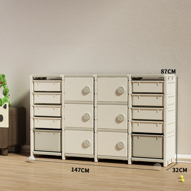 

OEM Modern Foldable Baby Cabinet White Plastic HDPE Drawer Living Room Bathroom Durable Eco-friendly Material