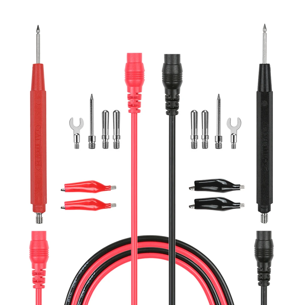 

16 in 1 Universal Multifunction Digital Multimeter Probe Needle Tip Test Leads Pin Wire Pen Cable Test Line Set