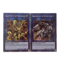 ORICA YUGIOH-Cartes de proxy bricolage, cartes d'anime non originales, Iron Knight of Revolution, Trans Tie of Dragon, version anglaise