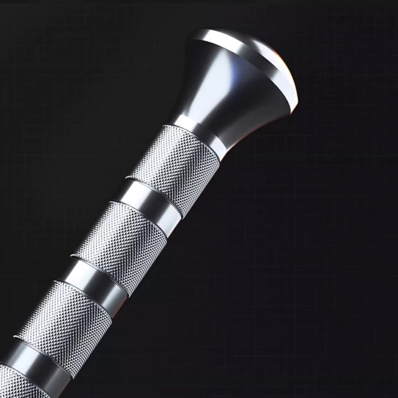 Strumento per bastone corto per difesa auto con supporto per alpinismo in acciaio inossidabile EDC portatile da esterno da 90 cm