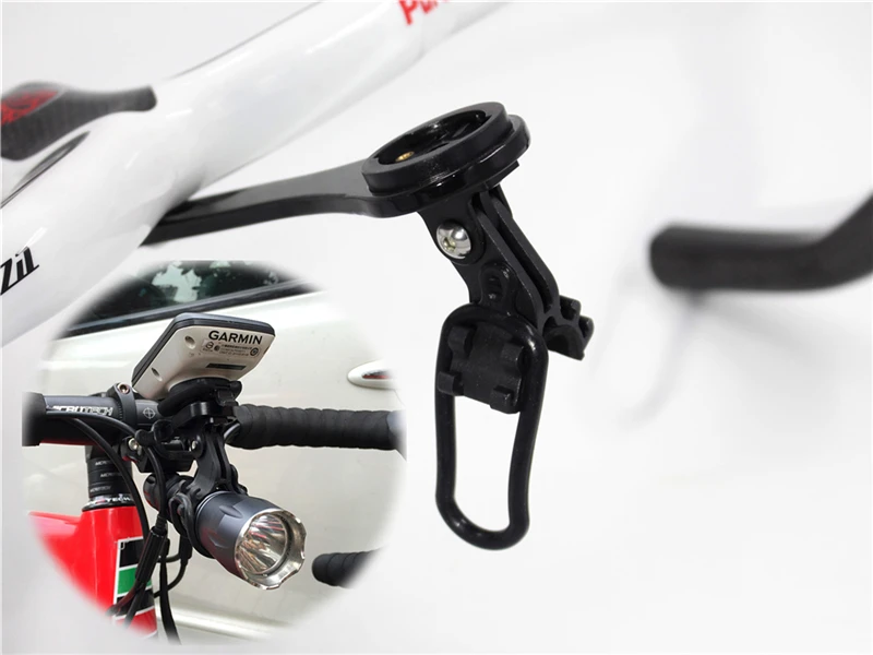 KOCEVLO Serat Karbon Sepeda Balap Sepeda Gunung Komputer Stopwatch Speedometer Dudukan untuk Garmin Cateye Bryton Gopro