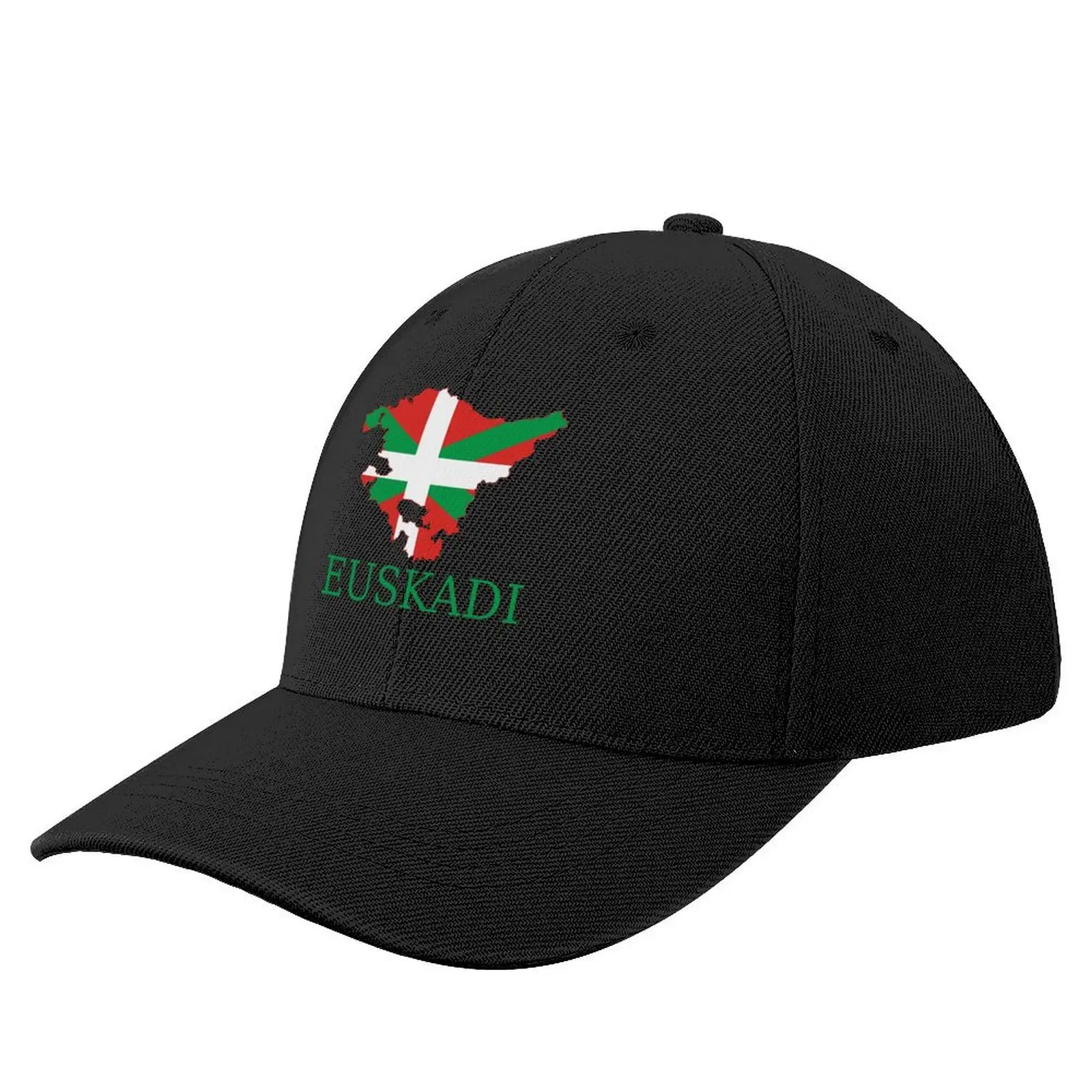 

Euskadi Baseball Cap Hip Hop black Sunscreen Golf Men Women's