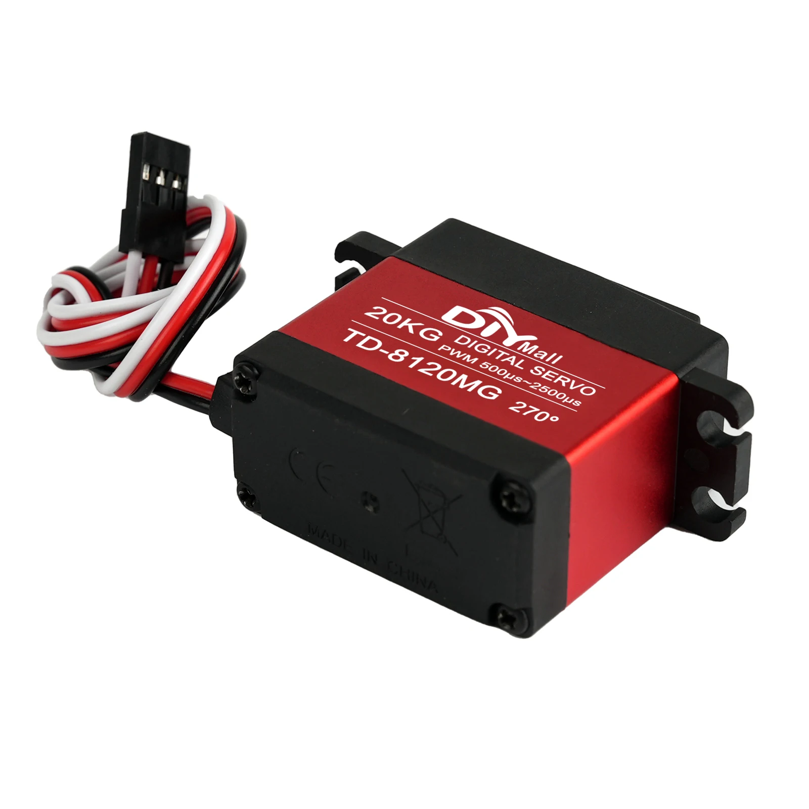 20KG TD-8120MG Digital Servo Motor 180/270/360 Degree Metal Case Servos DIY Toys Power Functions Parts for Car Robot Robotic Arm