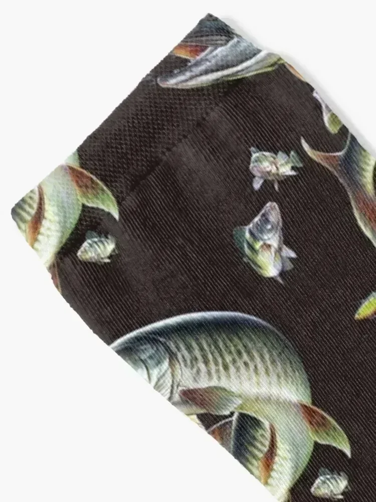 Muskie Fishing Socks fashionable short men cotton high quality floor Mens Socks Women's