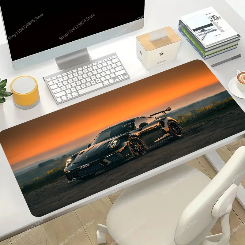 1pc hot car cool Porsche 992 9 Non-slip Mouse Pad Suitable For Office Computers Laptops E-sports Game Desk Mats XXL Keyboard