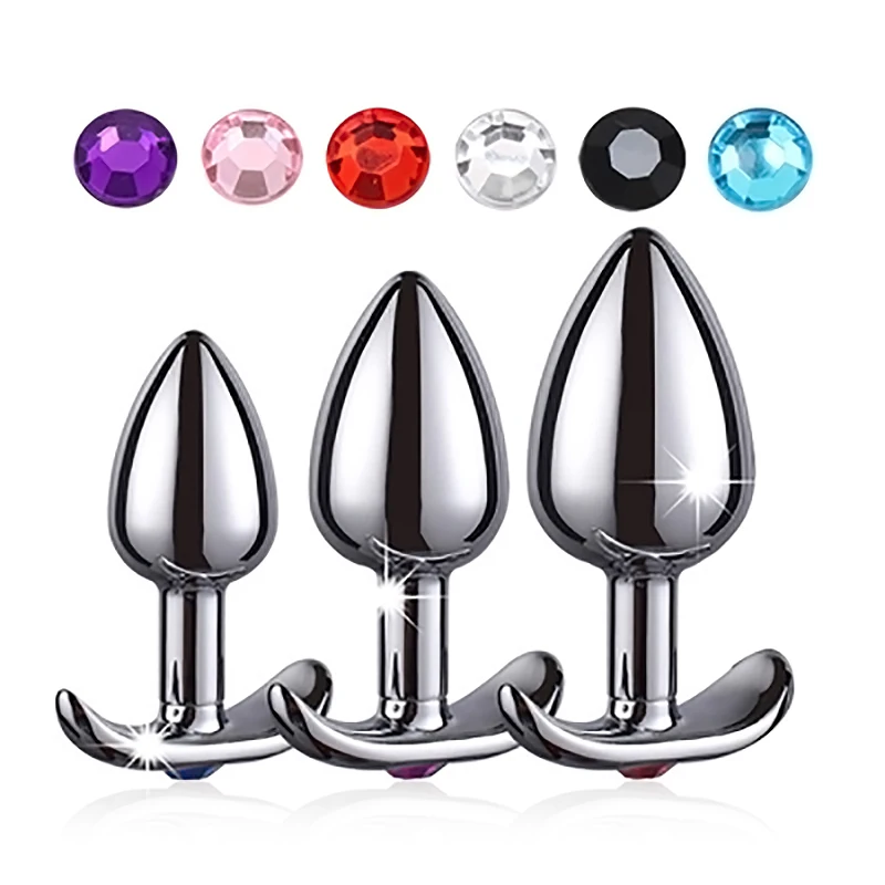 Base de ancla de Metal para mujer, tapón Anal para exteriores, juguete para parejas, acero inoxidable, entrenador de tapón Anal para hombre,