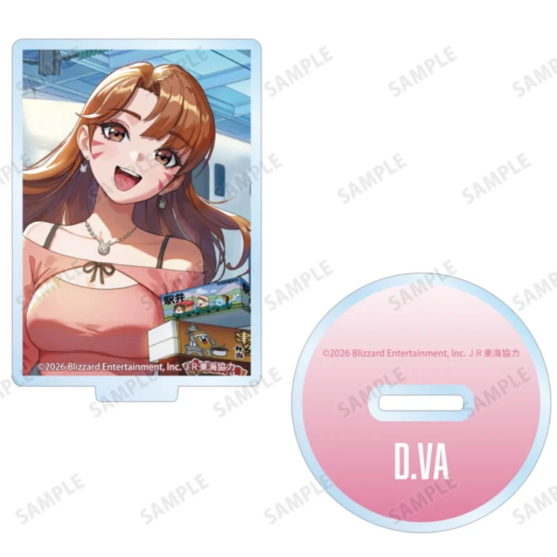 Overwatch Game Peripherals Acrylic Standee Clear Vivid Print With Base Tabletop Decoration Collectible Souvenir Keychain