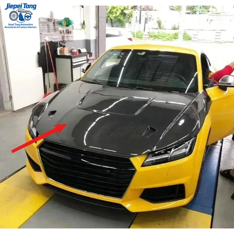 

UV-Protected FOR Audi TTRS MK3 Front Hood Carbon Fiber 2015-2019