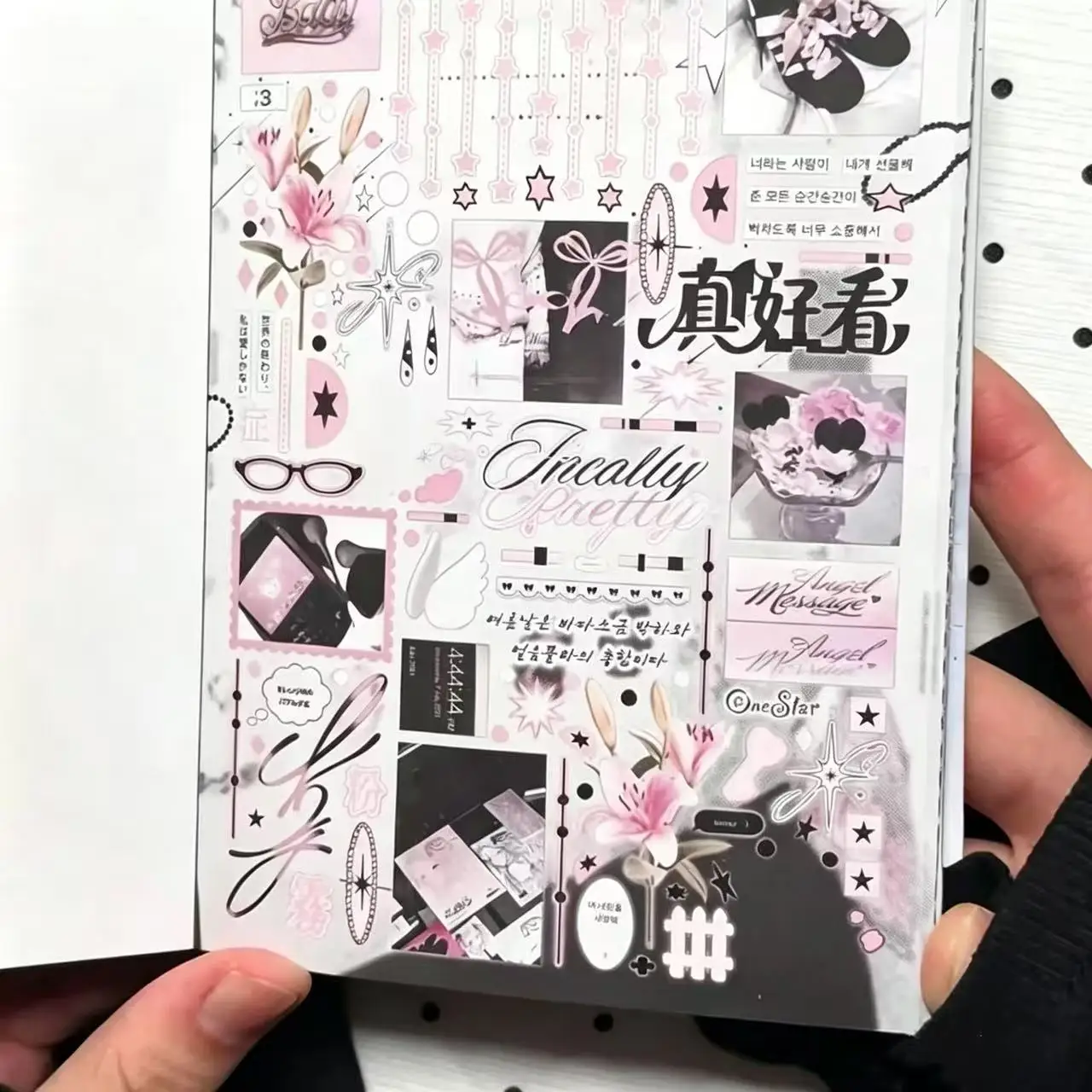 Ins Japanese Anime Sticker Book Girl Diary Phone Case DIY Scrapbook Stickers Kawaii Decorative Stickers Cute Gifts for Children