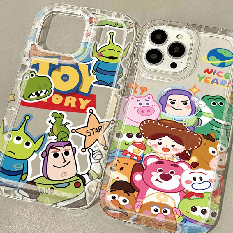 Cartoon Disney Speelgoed Verhaal Case Voor Xiaomi Redmi Note 13 12 Pro Plus 12S 11 11S 10 10S 9 9S 8 Pro 12c 10c Schokbestendige Doorzichtige Hoes