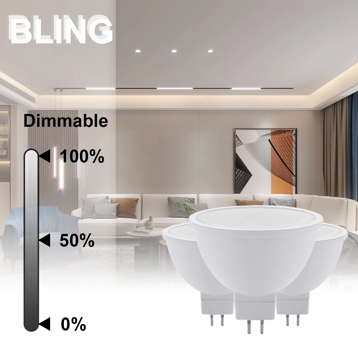 3 pezzi dimmerabile MR16 GU5.3 220V 6W Lampara Spot Focos LED lampadina illuminazione per soggiorno