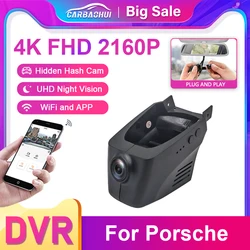 4K 2160P HD Plug and Play Easy Installation Car DVR Wifi Dash Cam For Porsche Caenne/Macan,Panamera/911/918/Cayenne 2014-2022