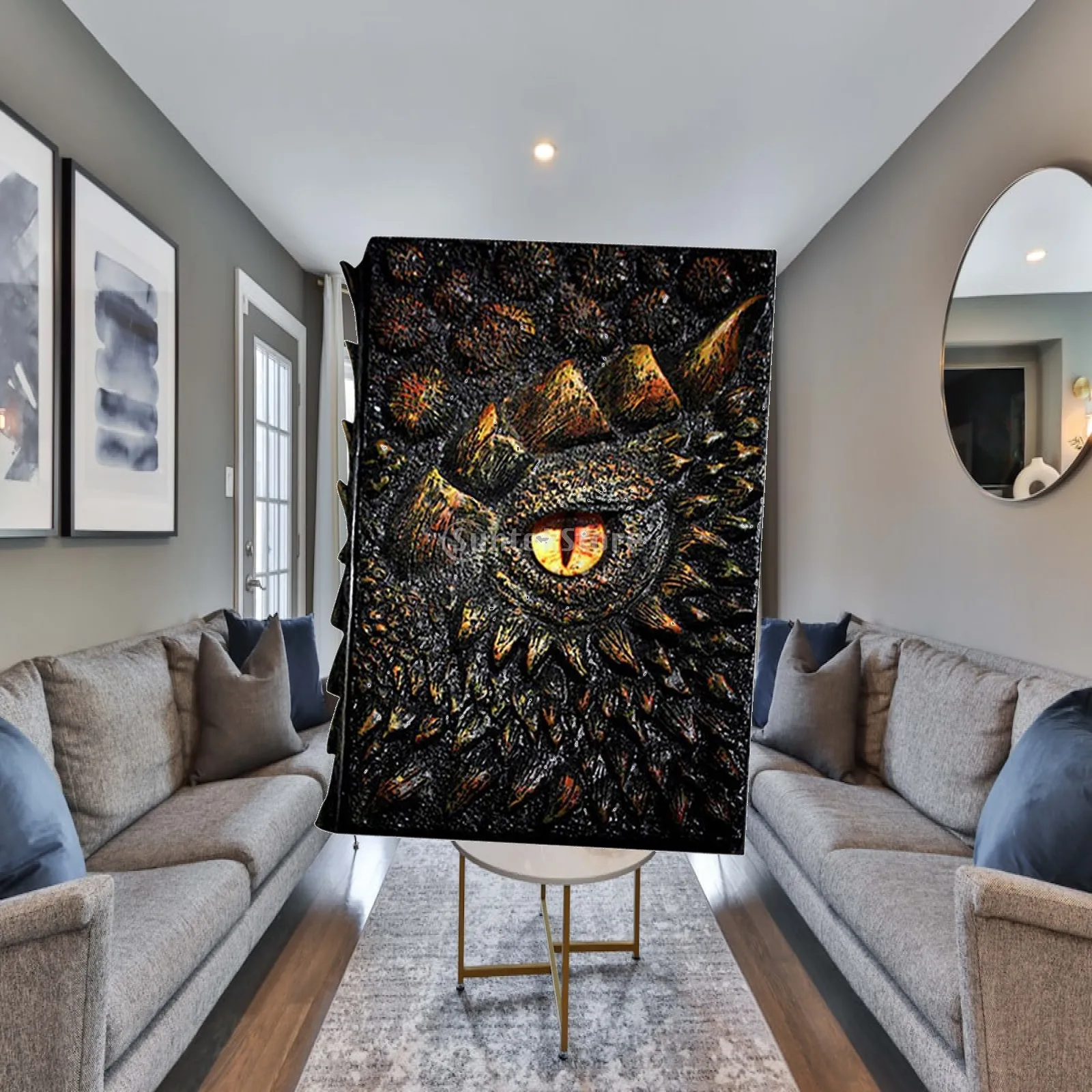 3D Dragon Eye Embossed Journal Antique Writing Retro Diary Home Ornament Fantasy Decoration Dragon Lovers Gift Travel Notepad