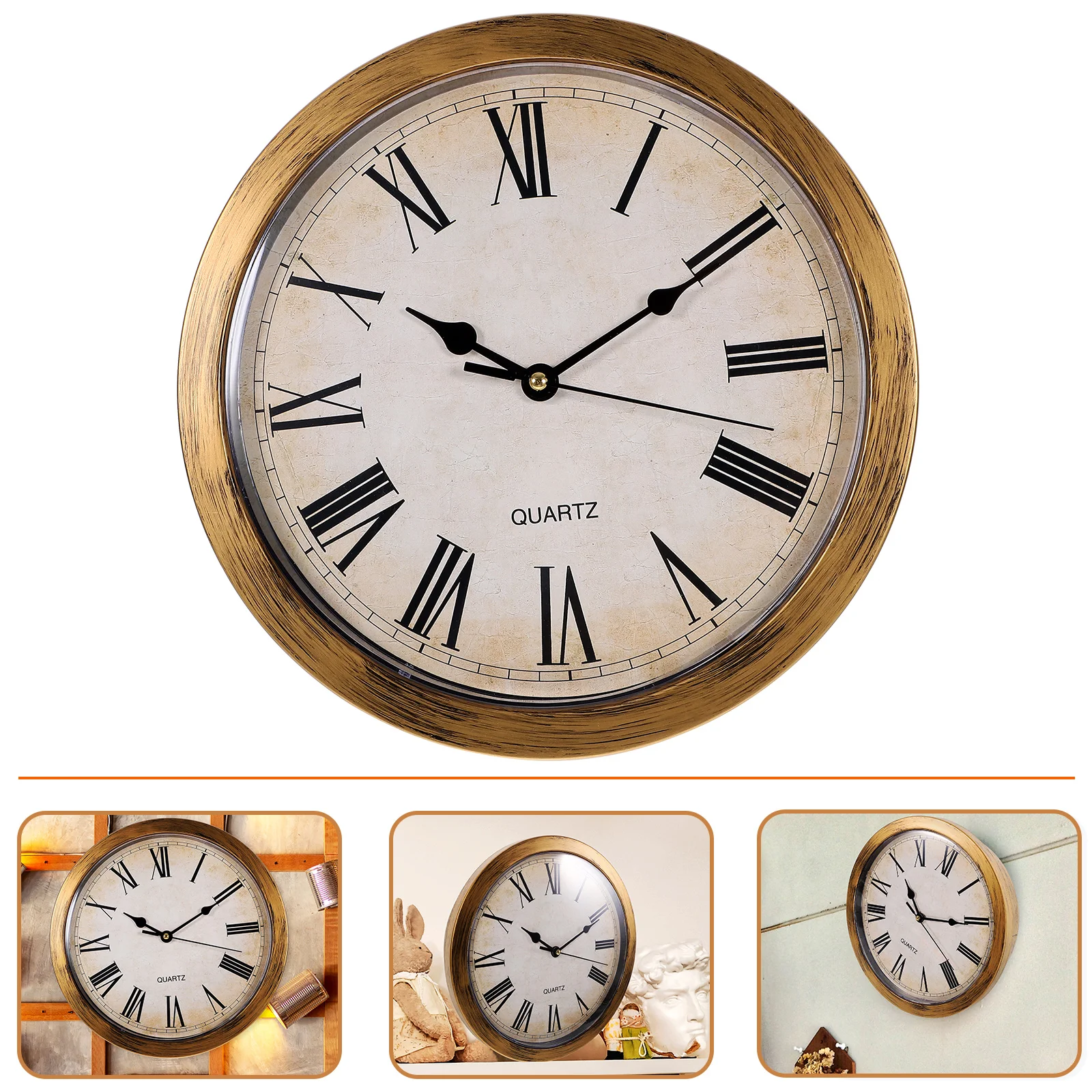 

Wall Storage Clock Safety Box Wall Clock Hidden Style Wall Clock Storage Safety Wall Clock (Golden Shipment without )